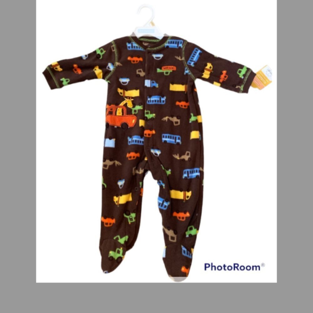 Carters Infant Pajamas one piece 9M NWT with Automobiles
